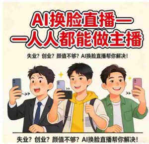 （17719期）AI换脸直播，人人都能做主播-智培资源网