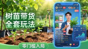 （17729期）视频号AI树苗带货全套玩法：零门槛入局，掌握豆包、千问等AI工具制作树苗视频的全套流程-智培资源网