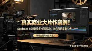 （18484期）真实商业大片作案例！Seedance 2.0参数设置+后期优化，教你落地商业广告-智培资源网