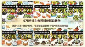 （18837期）9w粉博主亲授科普解说教学：选题+文案+配音+剪辑，零基础吃透伙伴计划+精选双份收益-智培资源网