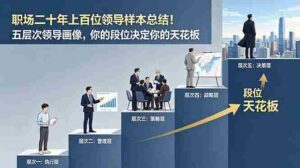 （18900期）付费文章：职场二十年上百位领导样本总结！五层次领导画像，你的段位决定你的天花板-智培资源网