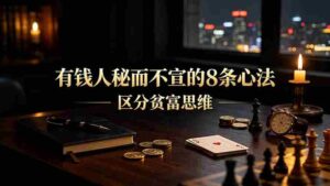 （19413期）付费文章：有钱人秘而不宣的8条心法｜区分贫富思维-智培资源网