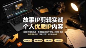 （19550期）故事IP剪辑实战｜零基础全能创作课程，解锁多赛道拍摄剪辑技巧，轻松打造个人优质IP内容-智培资源网