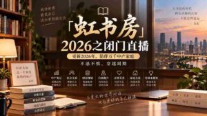 「虹书房」2026之闭门直播-更新2026年8月，陪伴万千中产家庭，不惑不惧、穿越周期-智培资源网