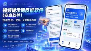 （20301期）视频提示词反推软件（安卓软件），快速生成、优化、反向解析视频-智培资源网